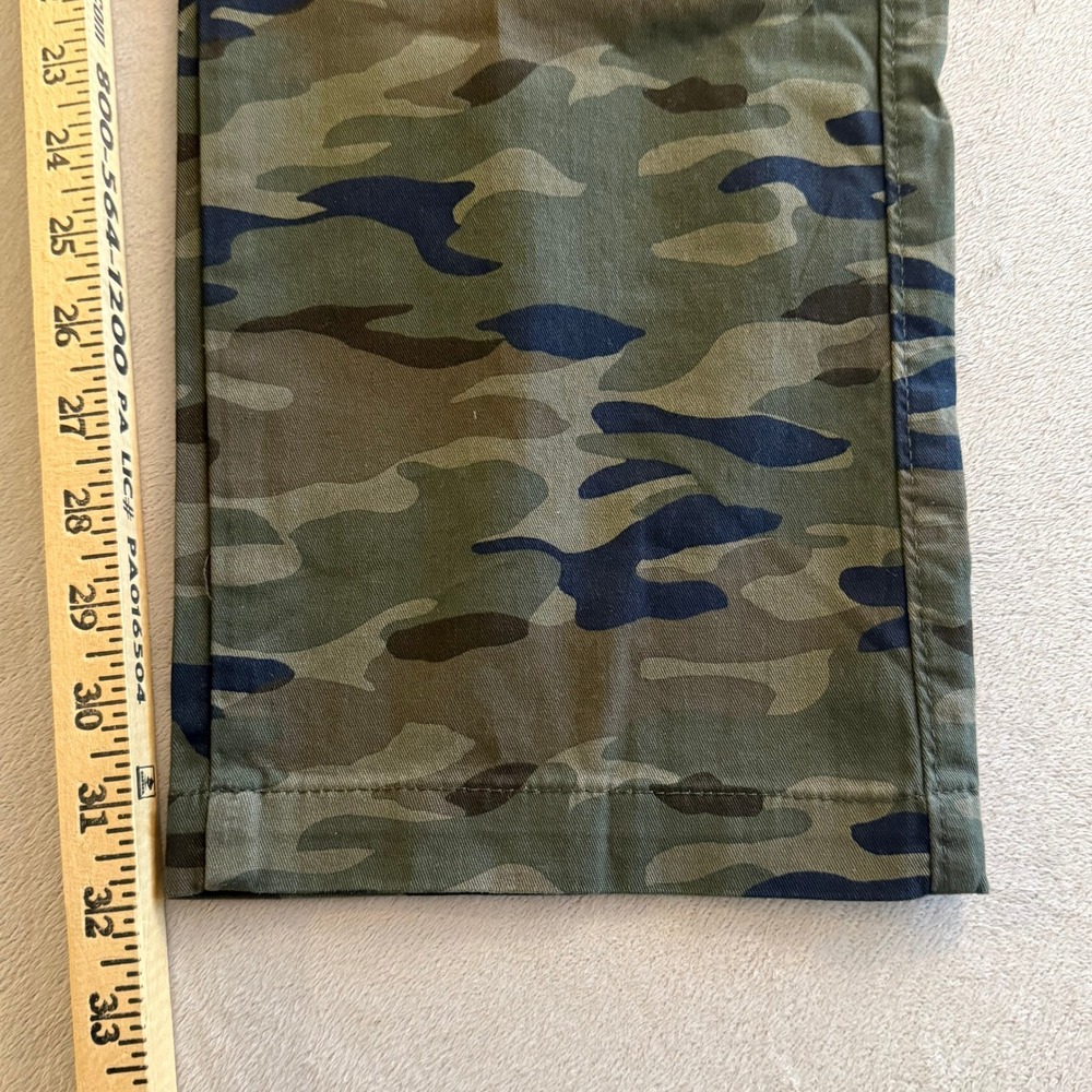 NEW Lee Motion Stretch Cargo Pants Mens 38x32 Green Frontier Camo Straight Leg - Picture 9 of 11
